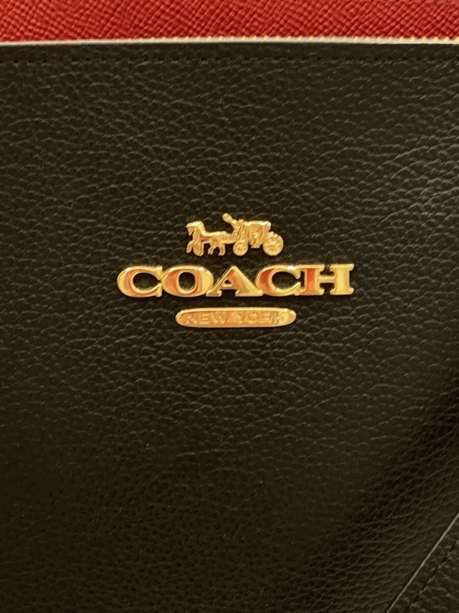 COACH Tote Bag BLK Solid C4077 5