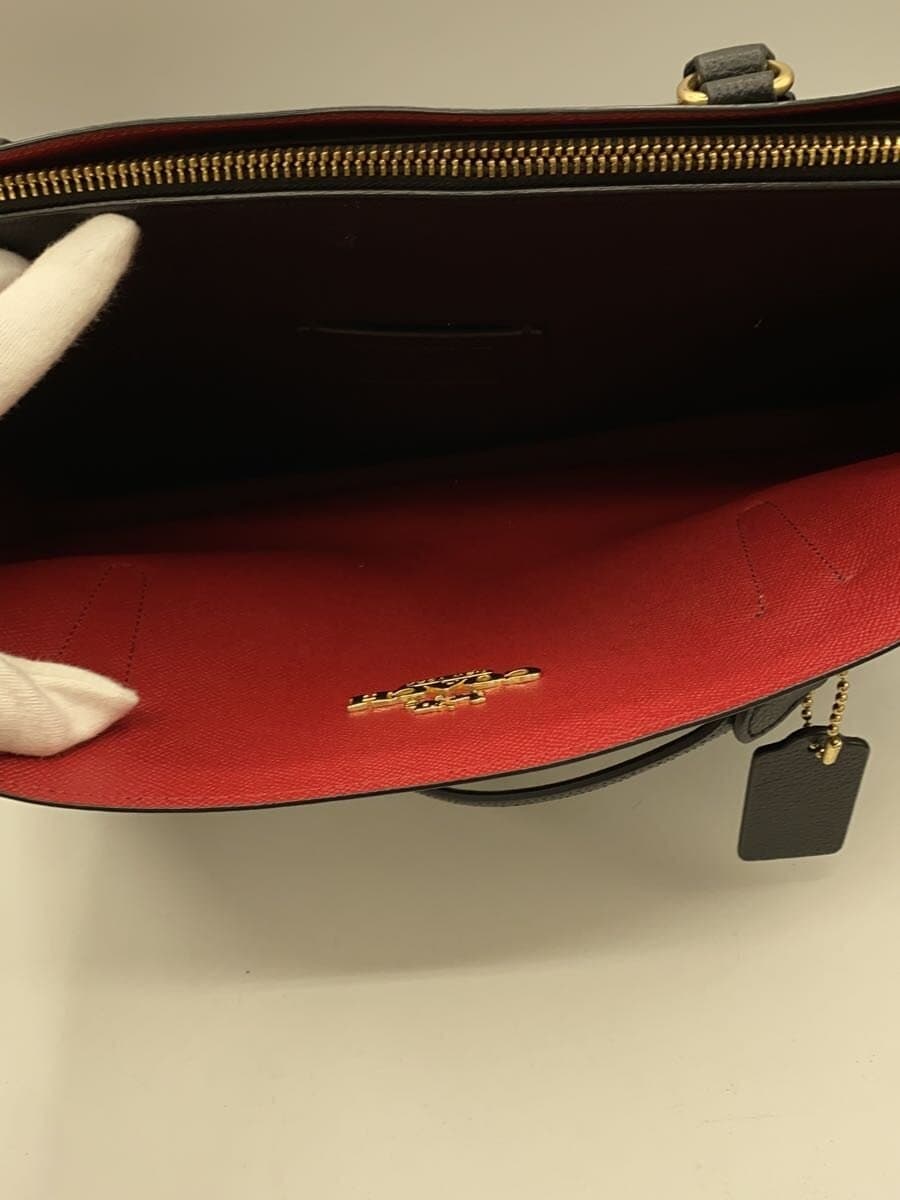 COACH Tote Bag BLK Solid C4077 7