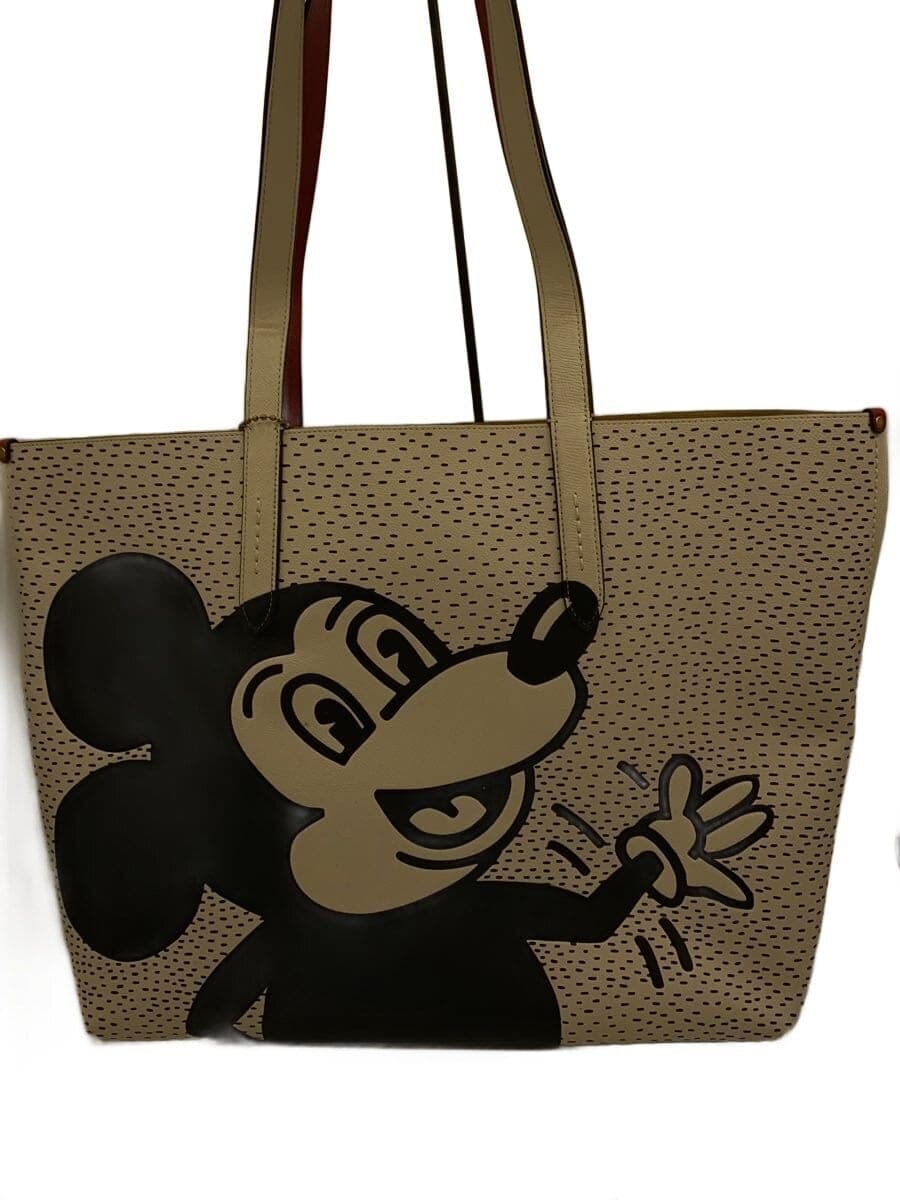 COACH tote bag leather WHT K2081-C0895