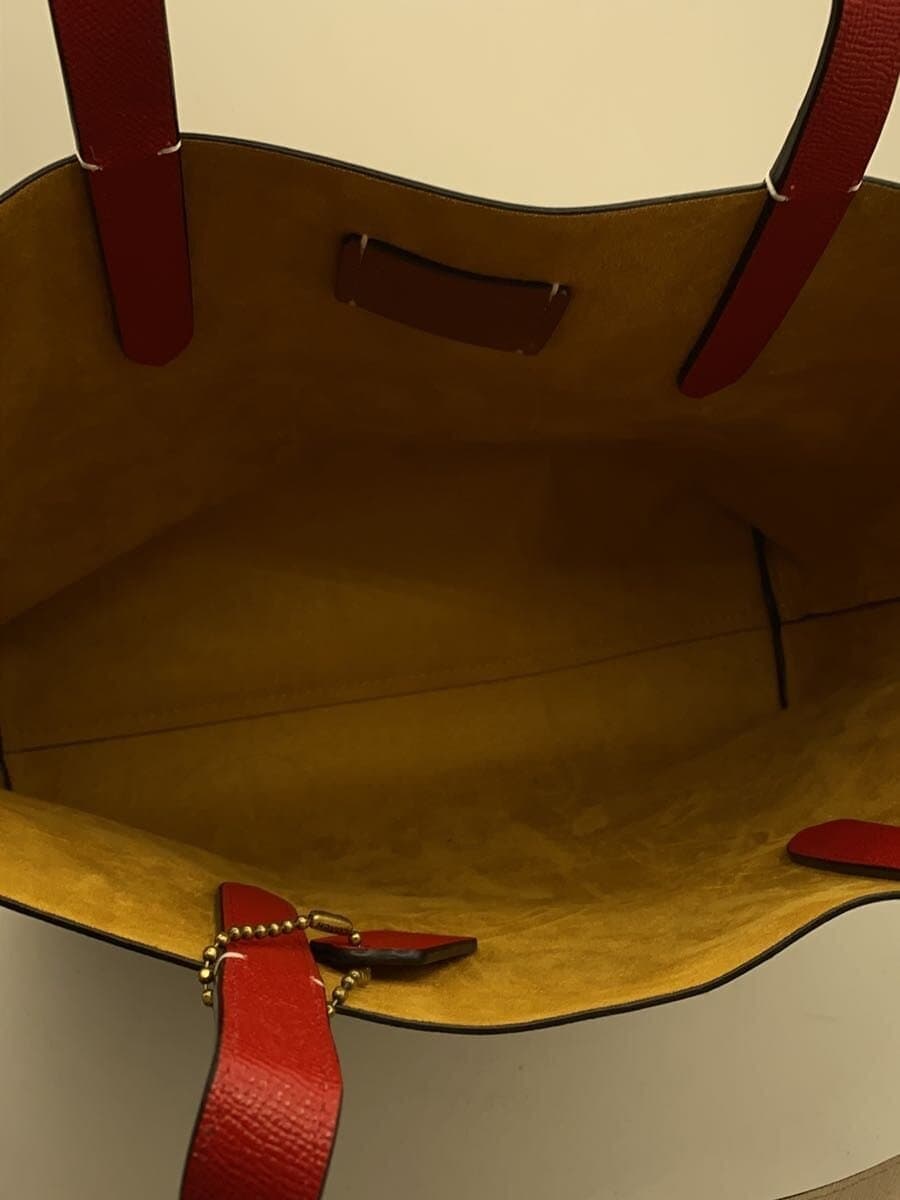 COACH tote bag leather WHT K2081-C0895 6