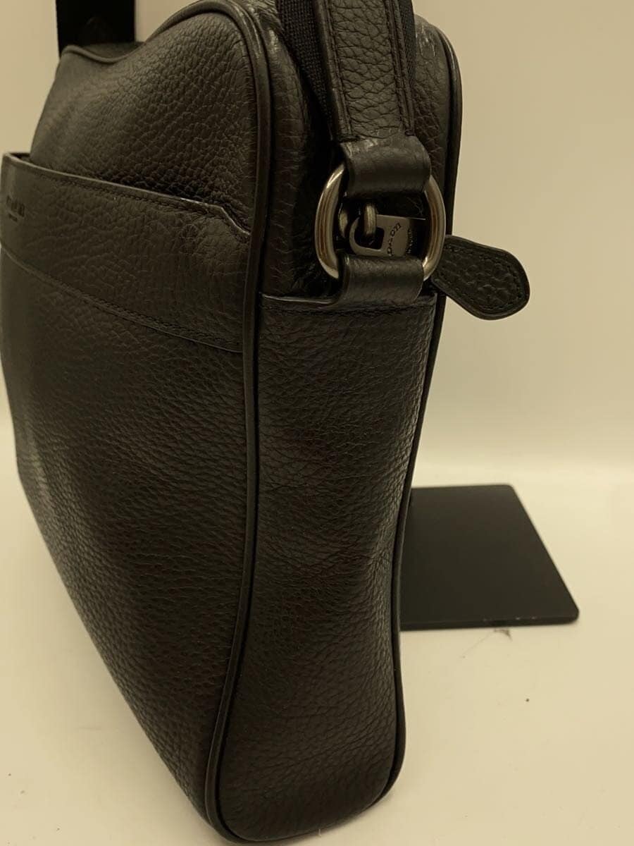 COACH shoulder bag leather BLK F24876 2