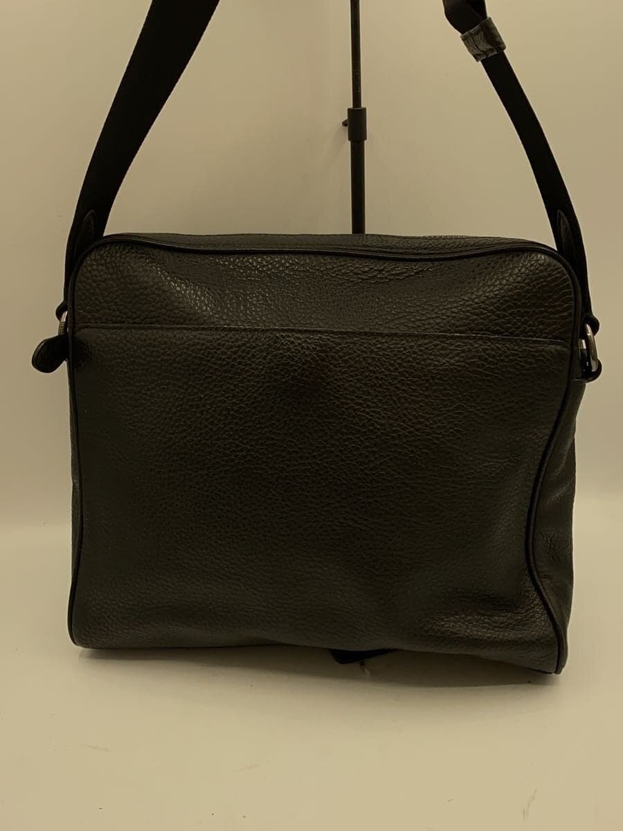 COACH shoulder bag leather BLK F24876 3