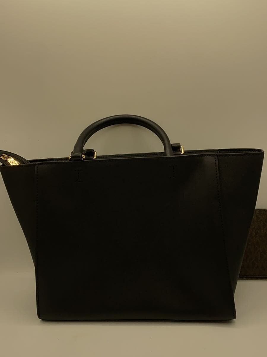 MICHAEL KORS tote bag leather BLK 3