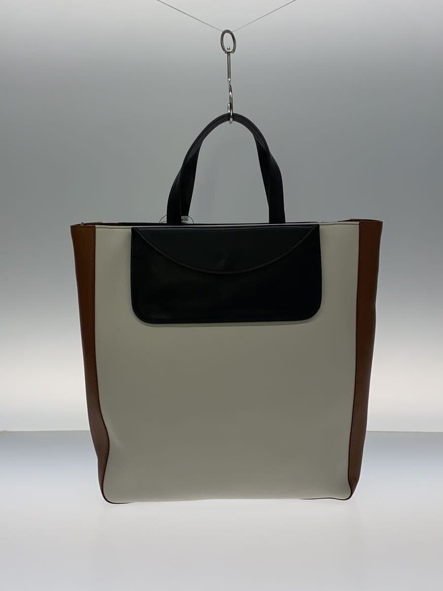 CA Ba N Pocket Tote Bag WHT 49-03-31-03004 3