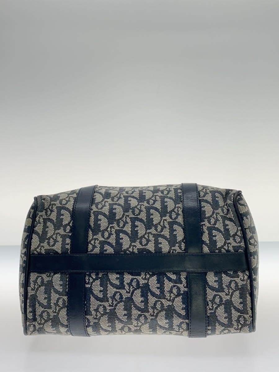 Christian Dior Boston Bag Canvas GRY All-over Pattern 4