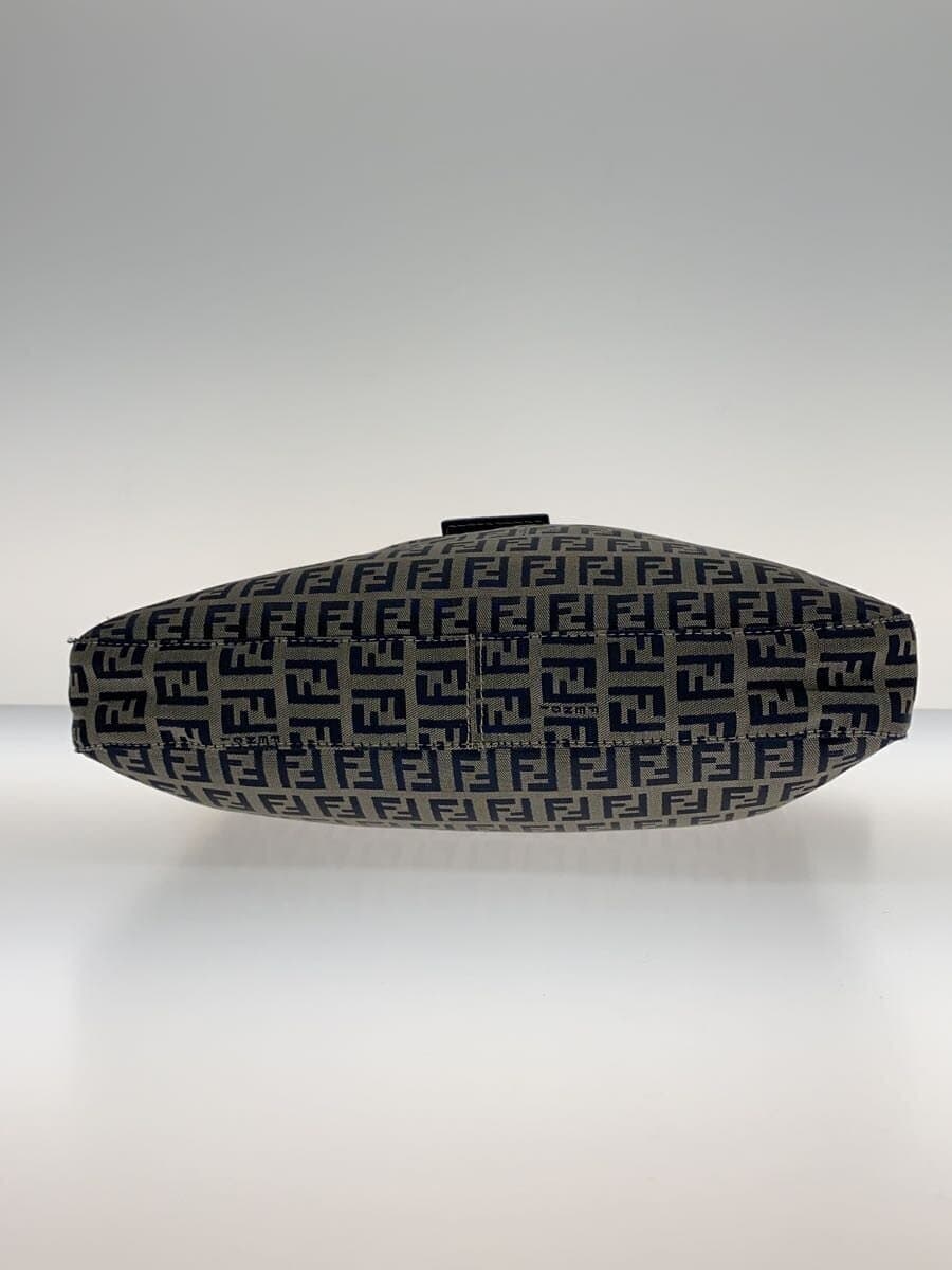 FENDI shoulder bag canvas GRY 4