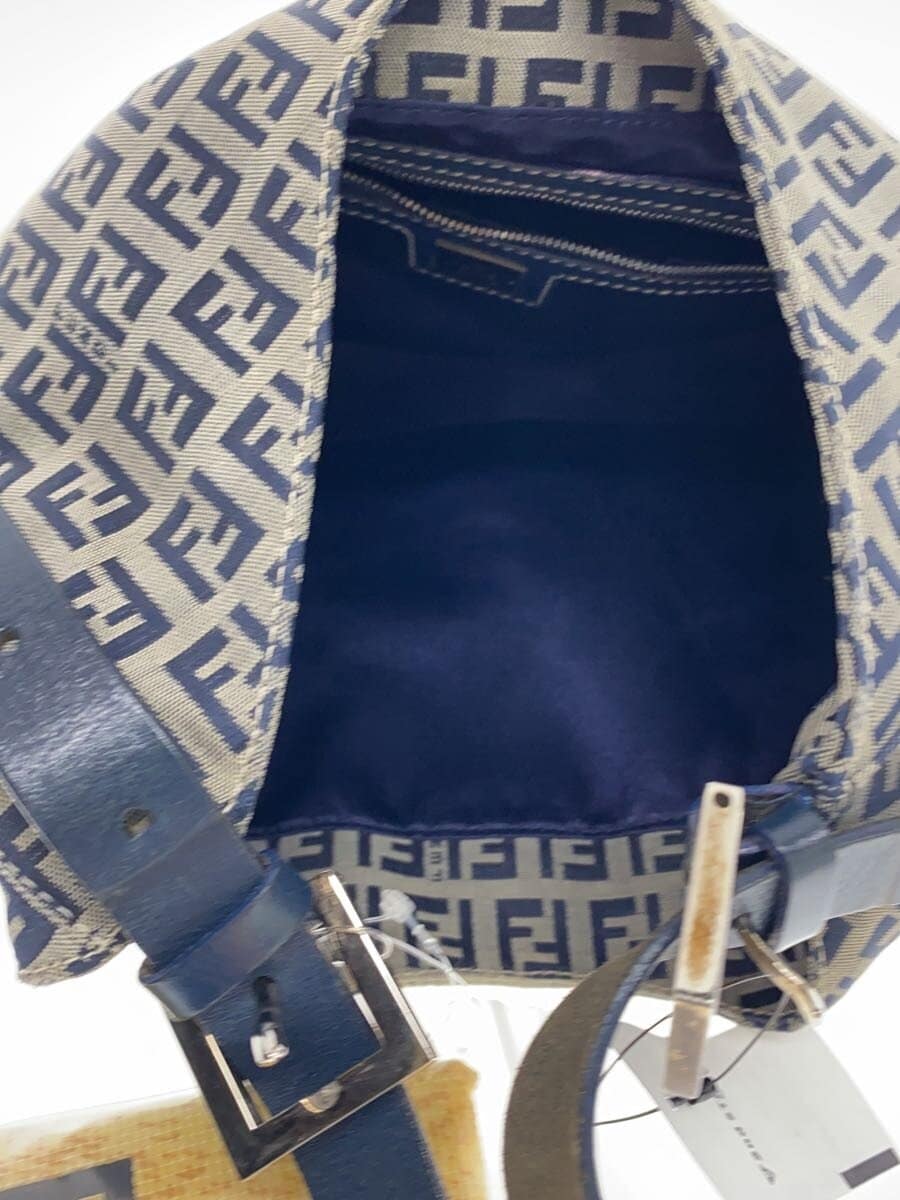 FENDI shoulder bag canvas GRY 6