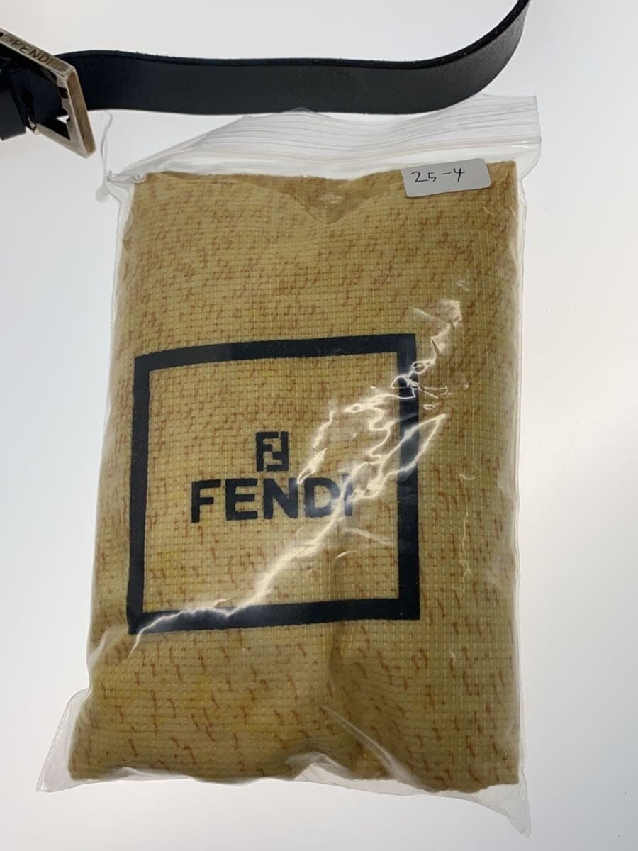 FENDI shoulder bag canvas GRY 7