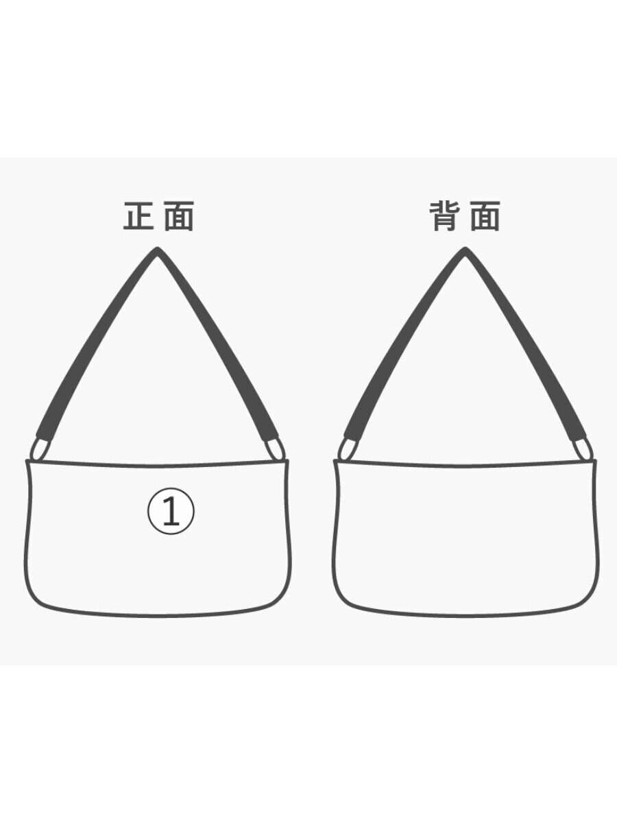 FENDI shoulder bag canvas GRY 8