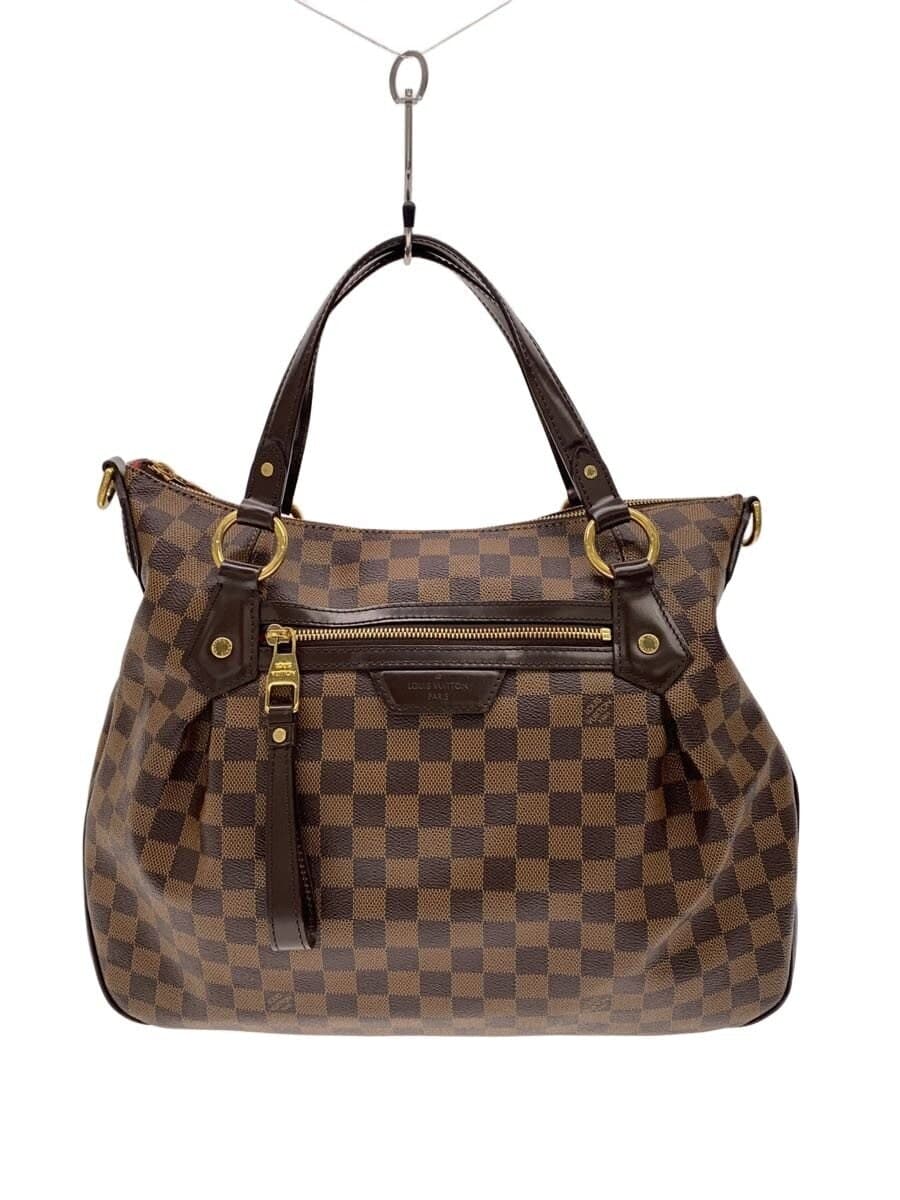 LOUIS VUITTON Evora MM_Damier Ebene PVC BRW