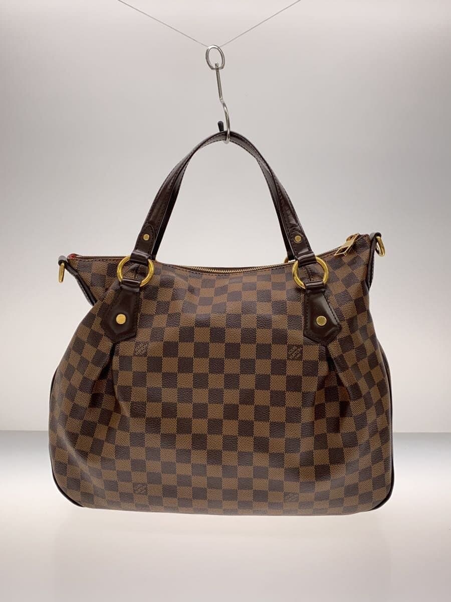 LOUIS VUITTON Evora MM_Damier Ebene PVC BRW 3