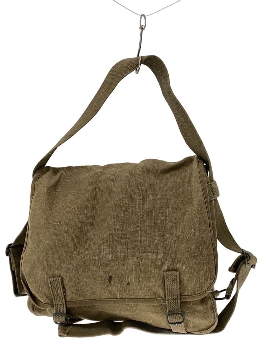 FRENCH MILITARY Shoulder Bag -- KHK Solid Color