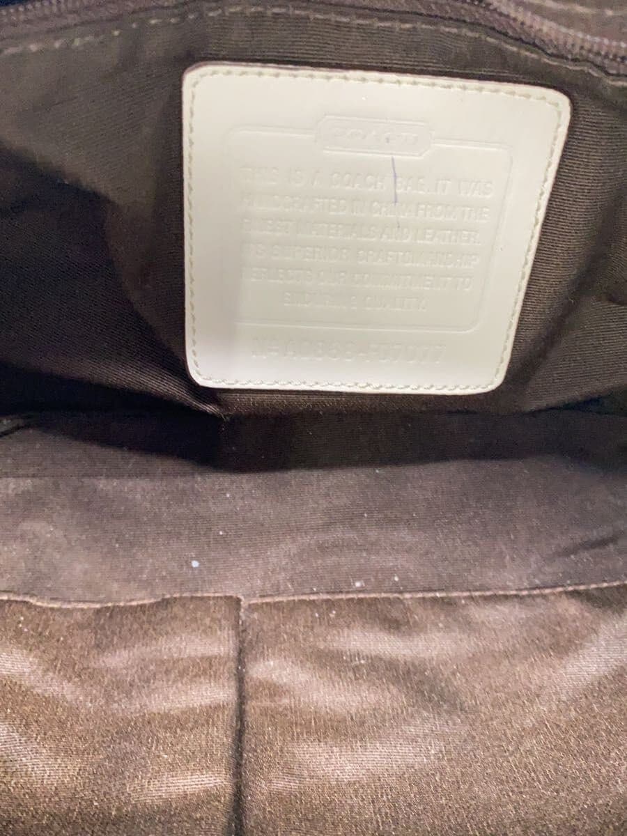 COACH Shoulder Bag Canvas GRY F07077 6