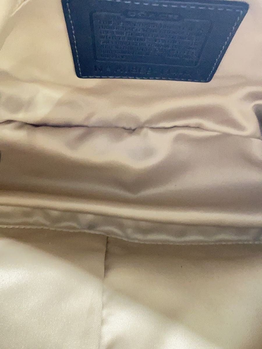 COACH Shoulder Bag Canvas BEG 11444 6