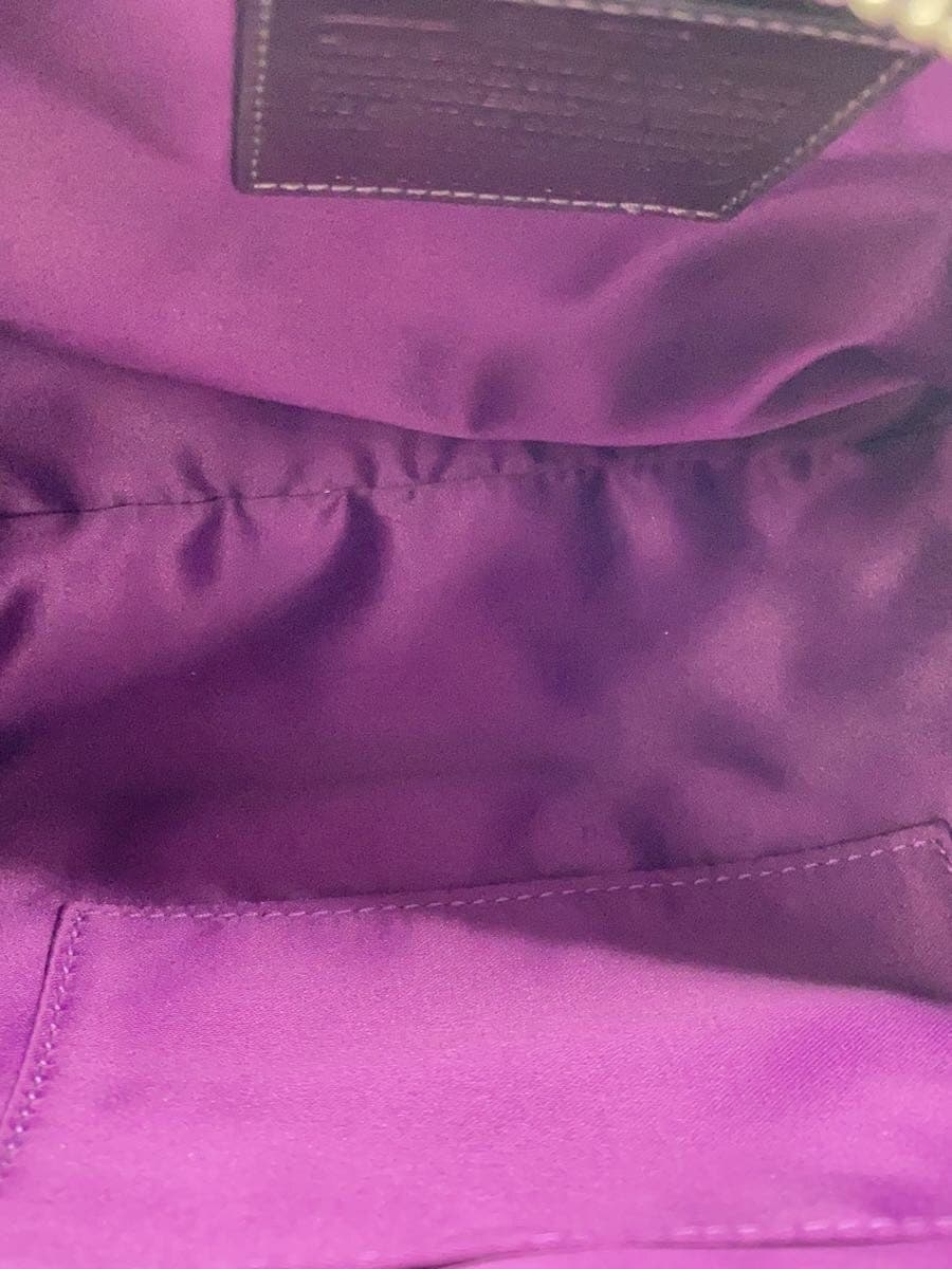 COACH Shoulder Bag Canvas BLK 14562 6