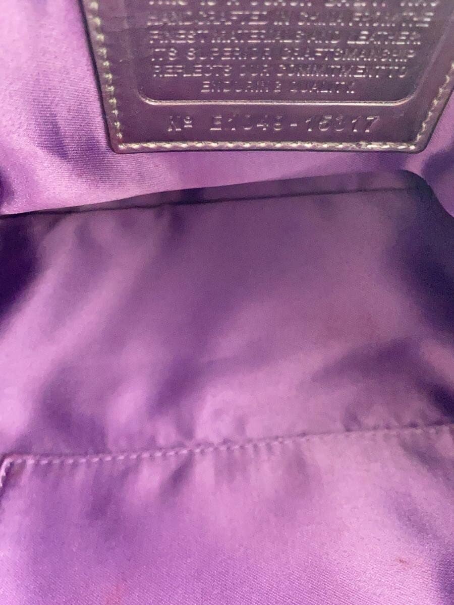 COACH Shoulder Bag Canvas BLK 15317 6