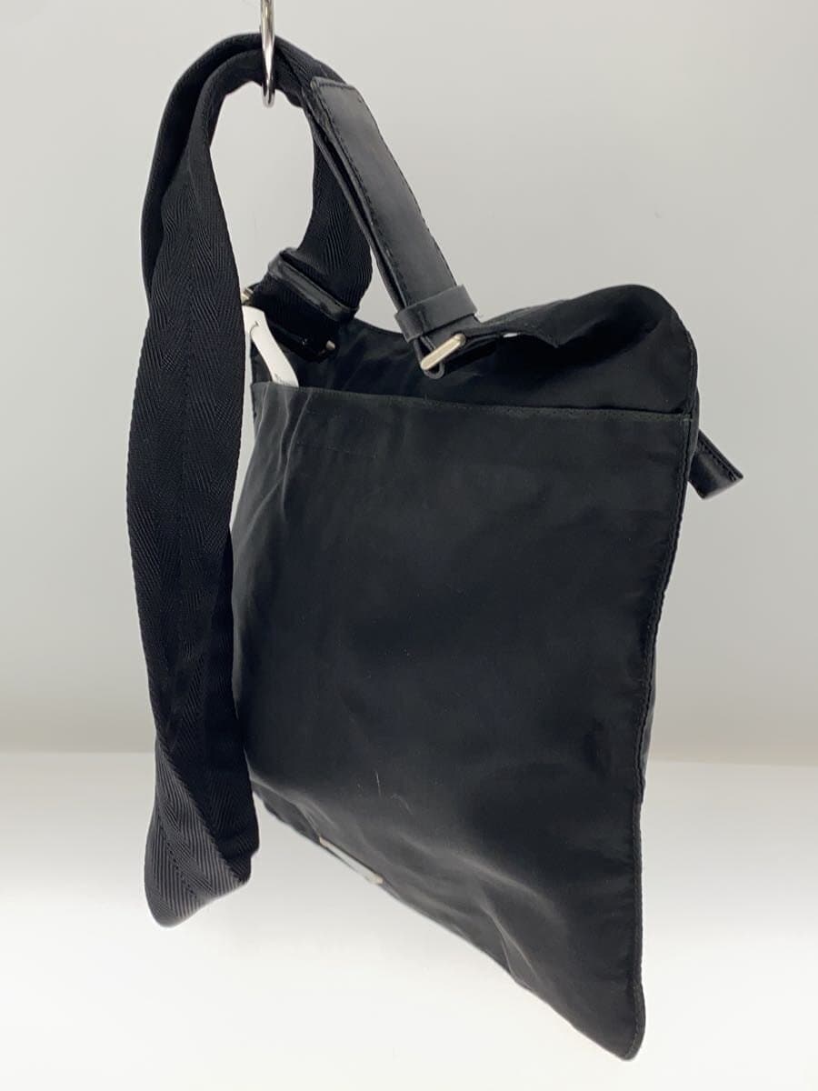 PRADA shoulder bag nylon black plain 2