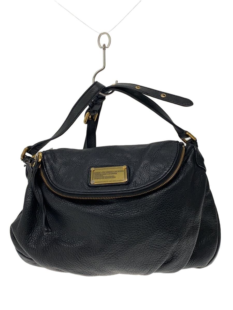 MARC BY MARC JACOBS shoulder bag leather BLK