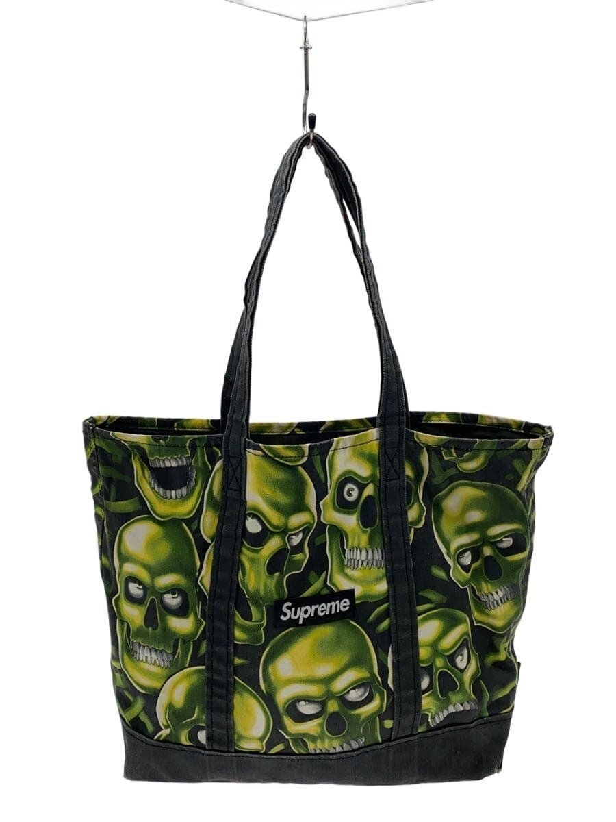 Supreme Skull Pile Denim Tote Bag Tote Bag