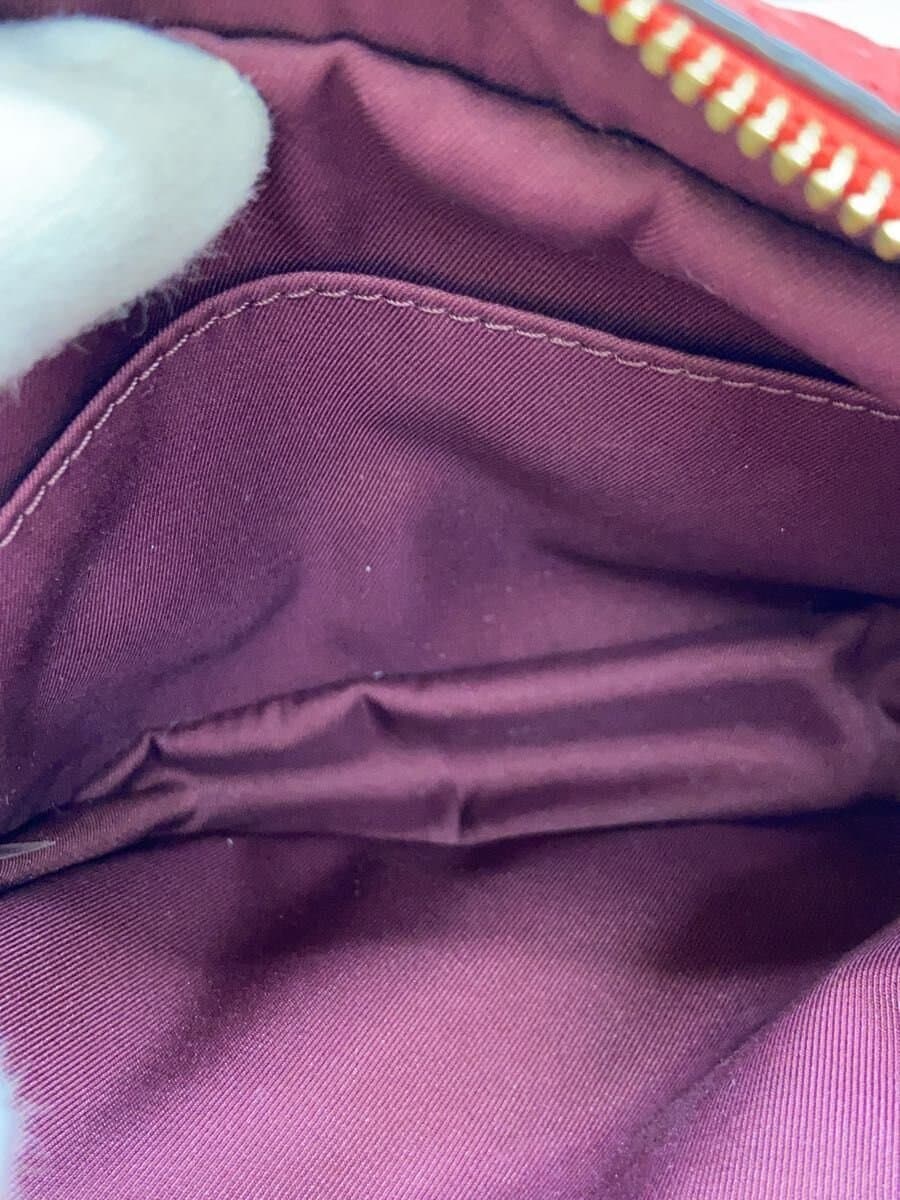 TORY BURCH Perry Patchwork Hearts Mini Bag Shoulder Bag Leather RED 7