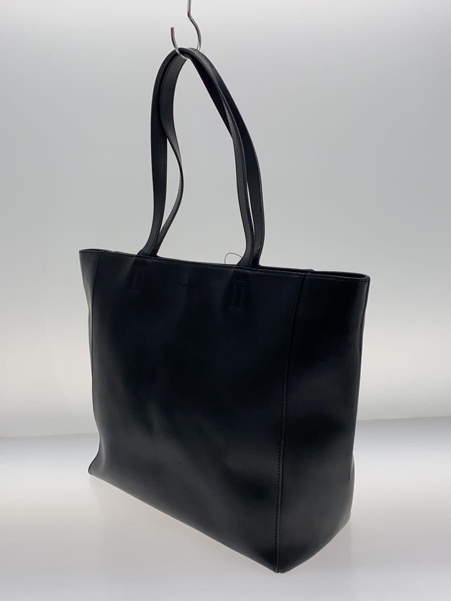 NAUGHTIAM Tote Bag Leather BLK 2
