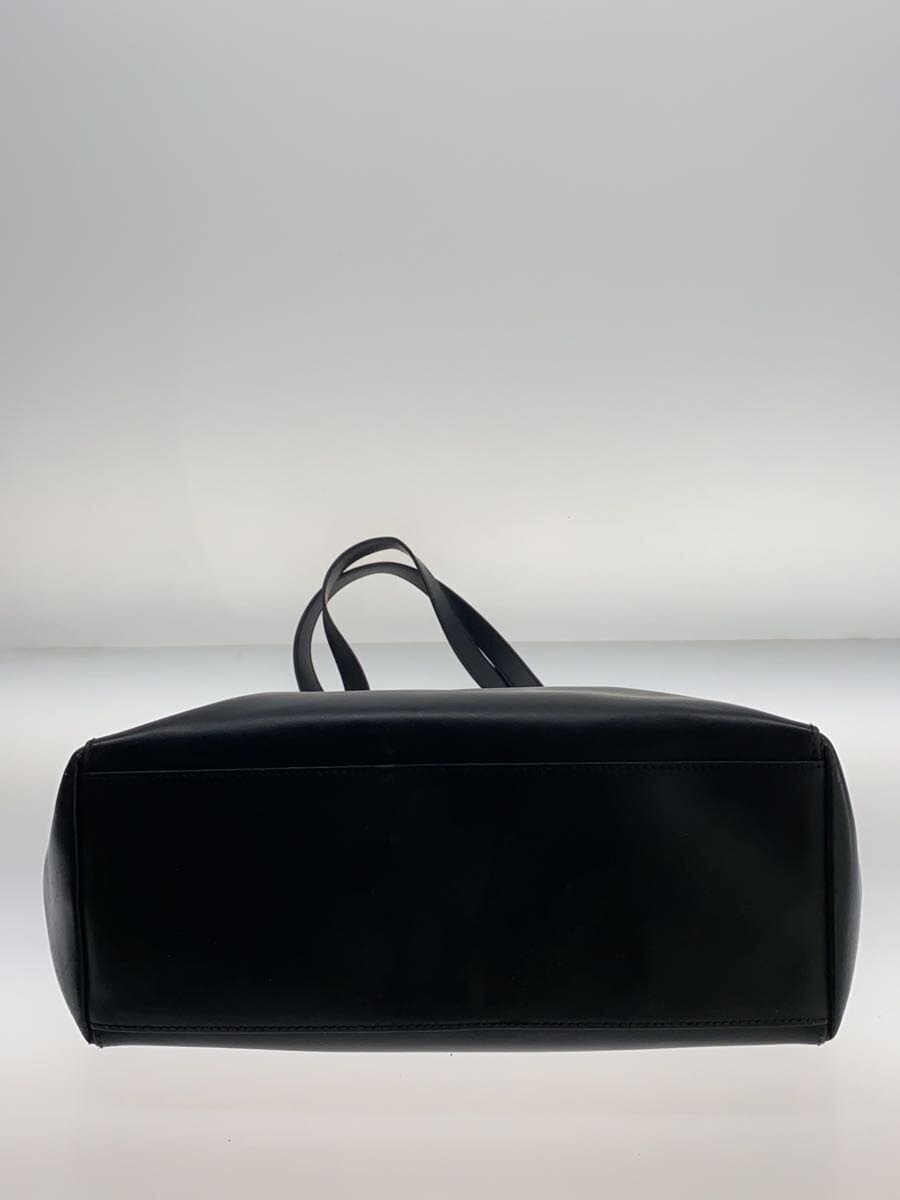 NAUGHTIAM Tote Bag Leather BLK 4