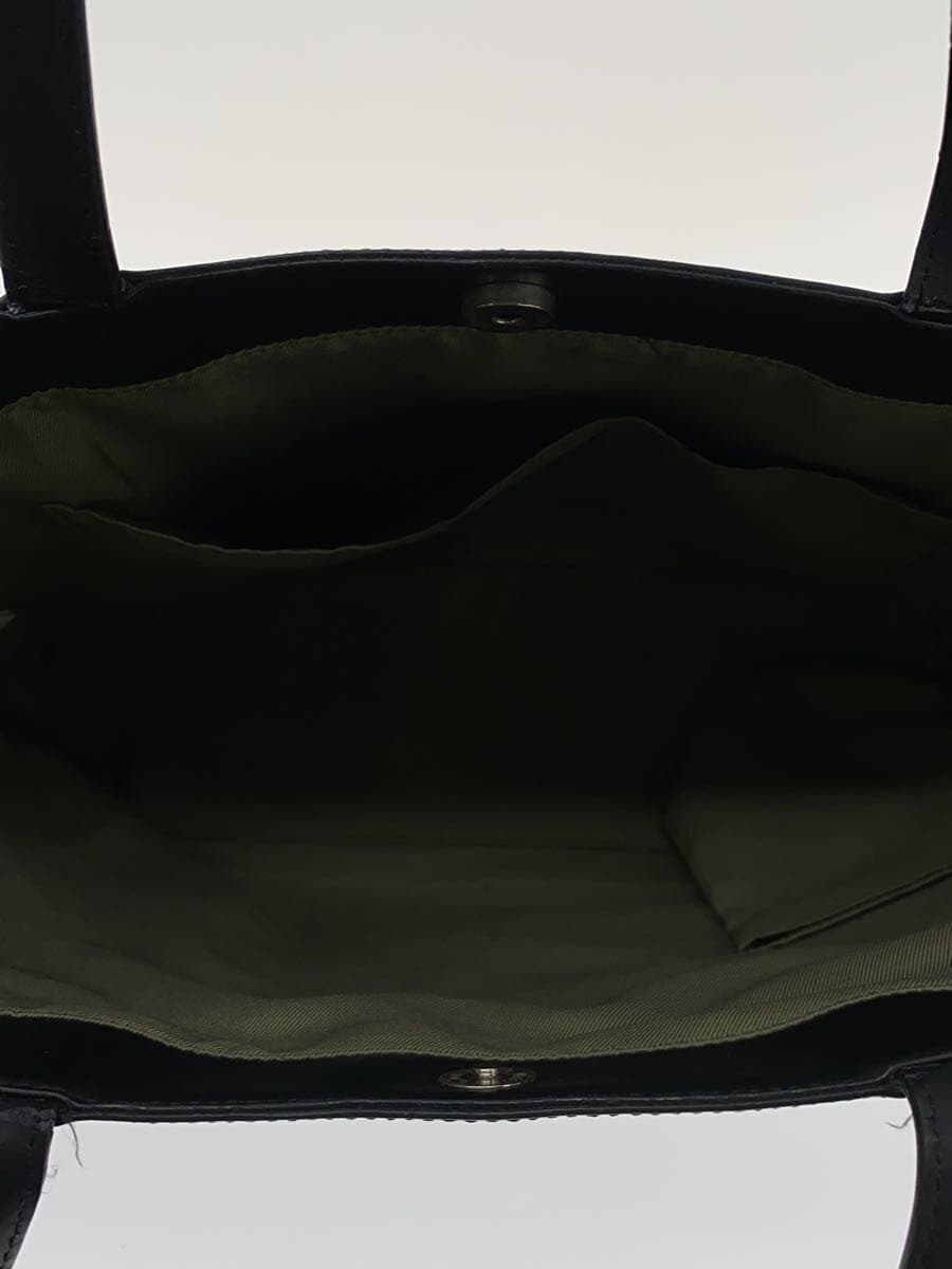 NAUGHTIAM Tote Bag Leather BLK 6