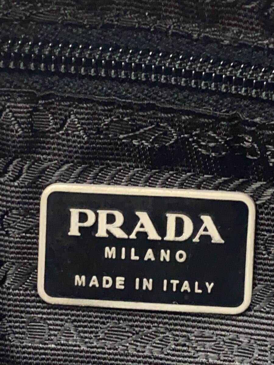 PRADA shoulder bag nylon BLK V161 5