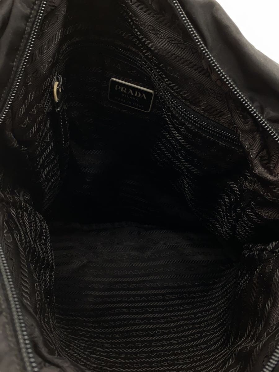 PRADA shoulder bag nylon BLK V161 6
