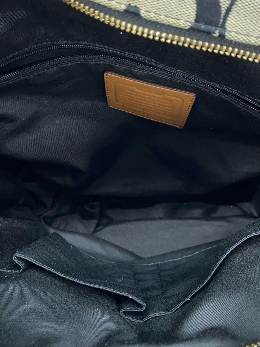 COACH Tote Bag_Signature_All Over Pattern Canvas BLK All Over Pattern 6