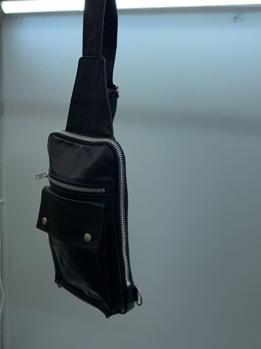 PORTER Shoulder Bag Leather BLK 2