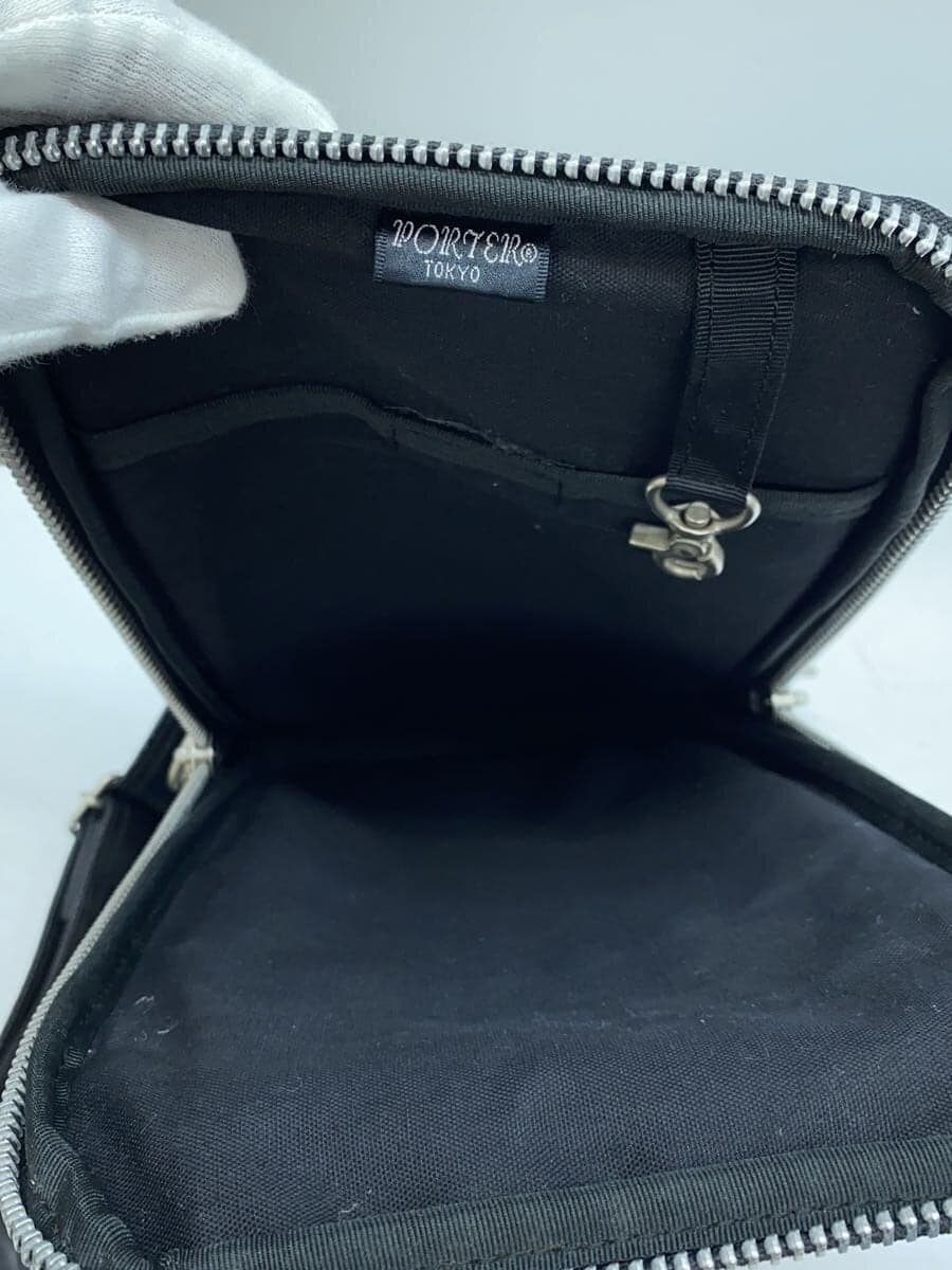 PORTER Shoulder Bag Leather BLK 6