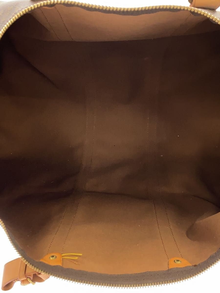 LOUIS VUITTON Keepall Bandoulière 60 Monogram Canvas Boston Bag PVC BRW 6