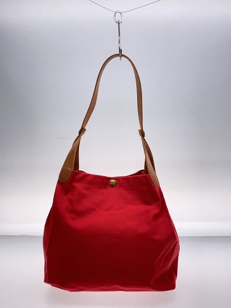 IL BISONTE Tote Bag Canvas RED Solid 3