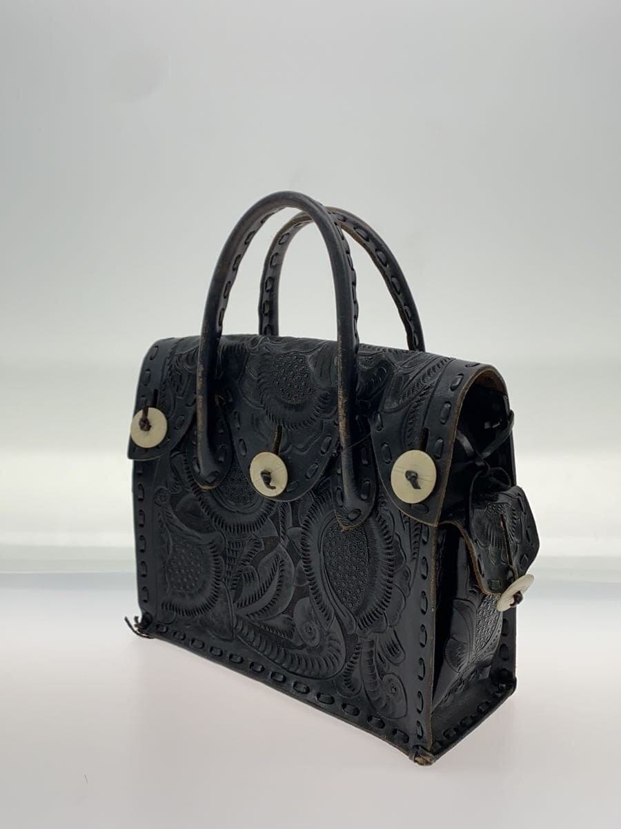 GRACE CONTINENTAL Handbag BLK All Over Pattern 2
