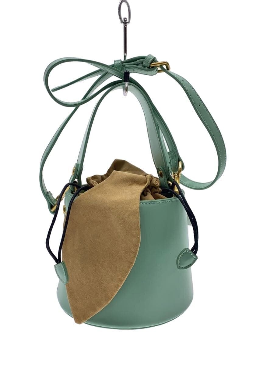 Other Brand ISOLE Handbag Leather GRN Solid