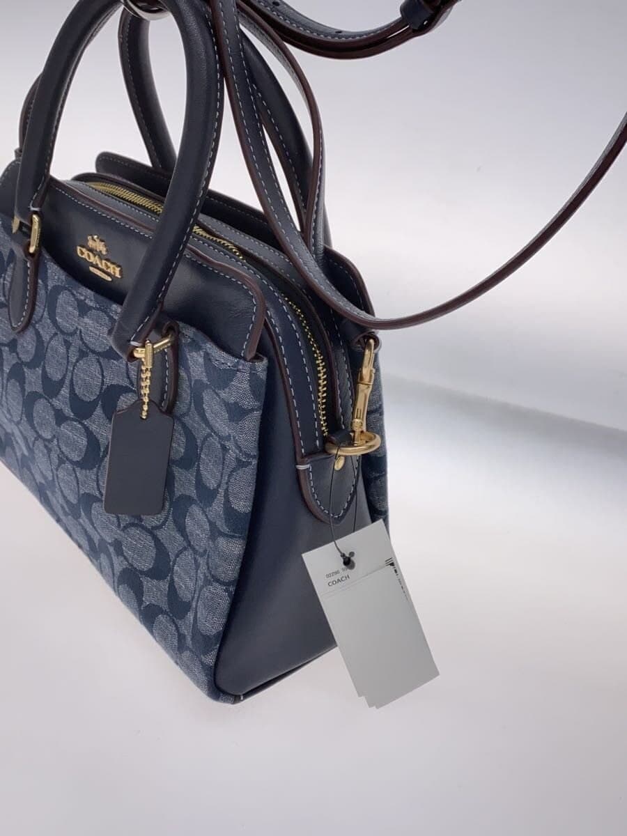 COACH Shoulder Bag BLU All Over Pattern CH859 2
