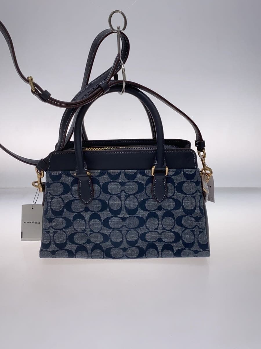COACH Shoulder Bag BLU All Over Pattern CH859 3