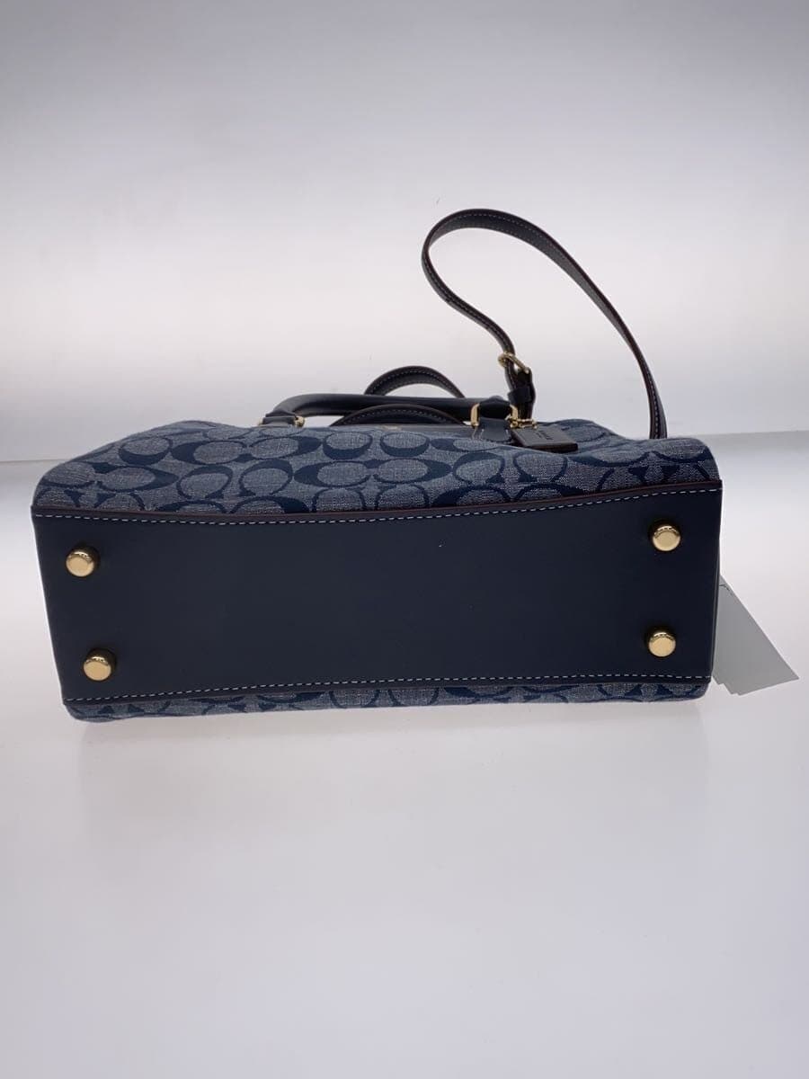 COACH Shoulder Bag BLU All Over Pattern CH859 4