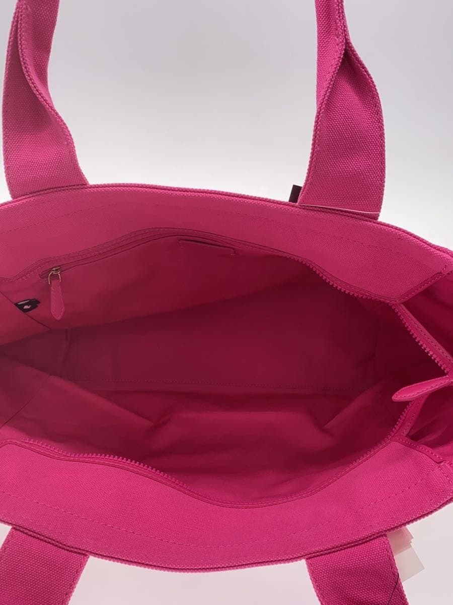 kate spade new york Tote Bag Canvas PNK Border Stripe KB695 6