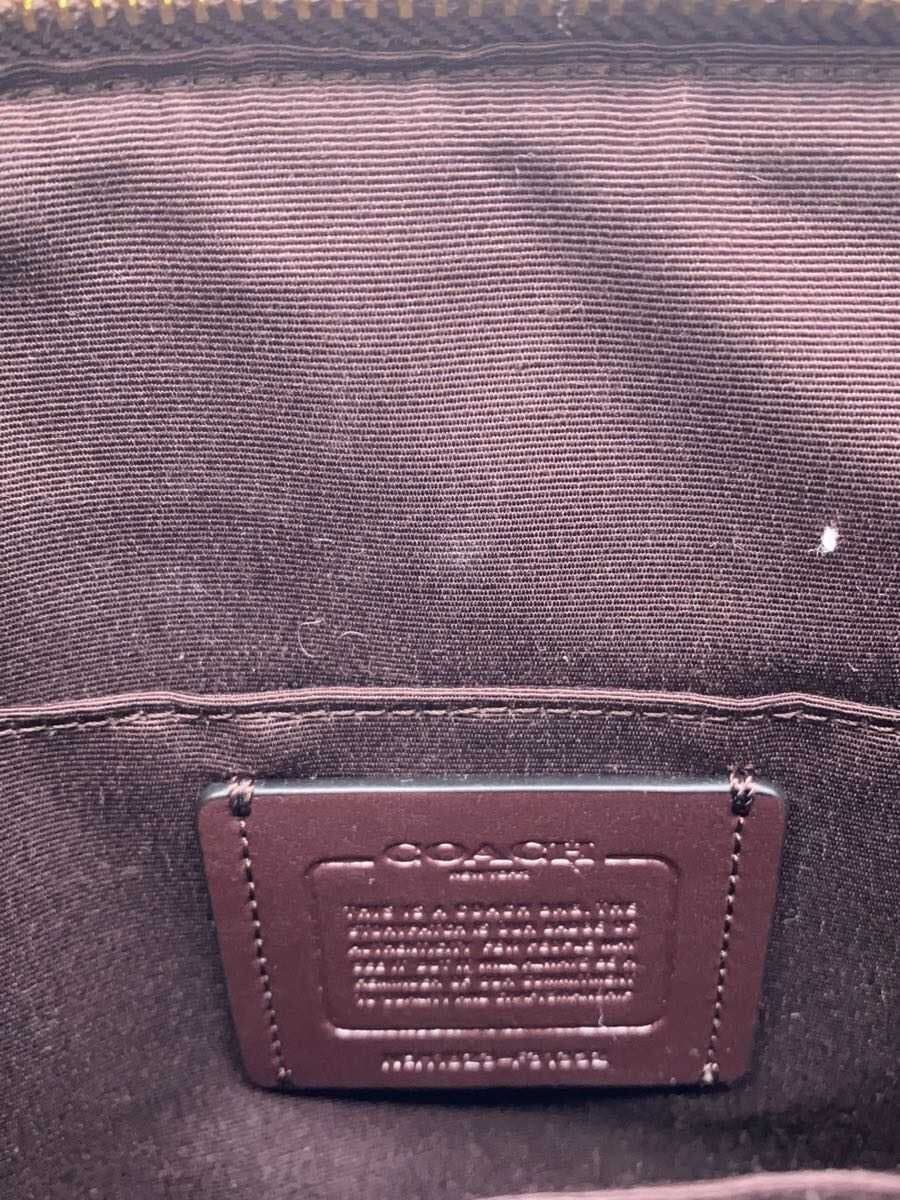 COACH Shoulder Bag PVC BRW Solid F31352 5