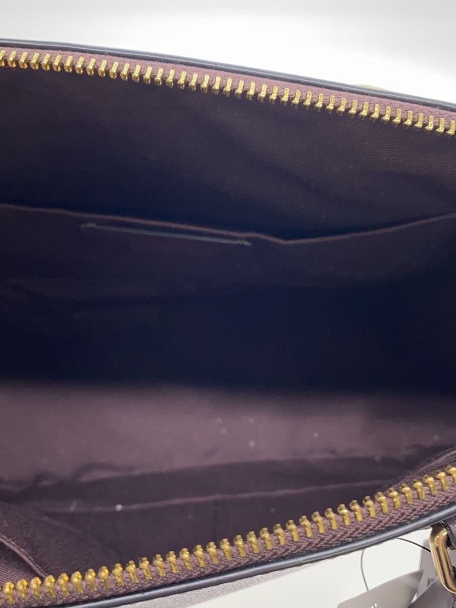 COACH Shoulder Bag PVC BRW Solid F31352 6