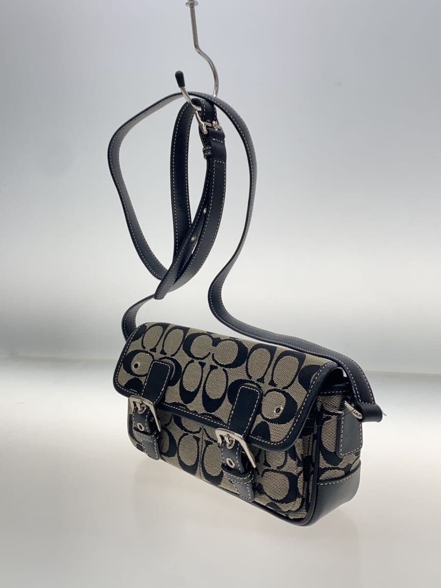 COACH Mini Field_Signature Canvas BLK All Over Pattern 2