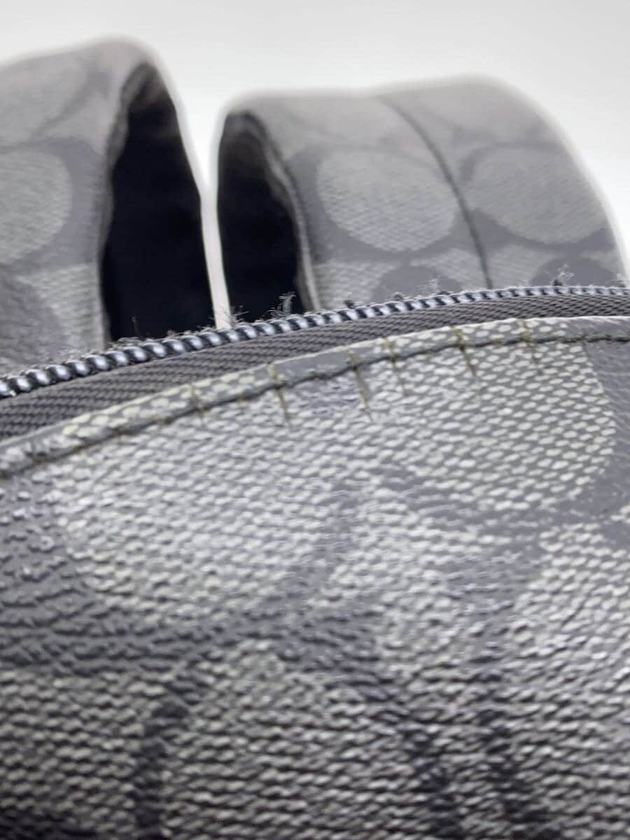 COACH Backpack Faux Leather BLK All Over Pattern F72483 7