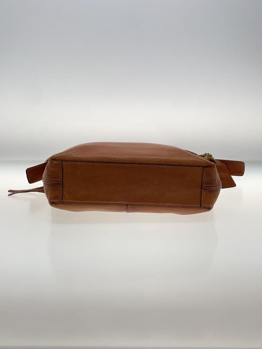 COACH Shoulder Bag Leather BRW Solid F12595 4