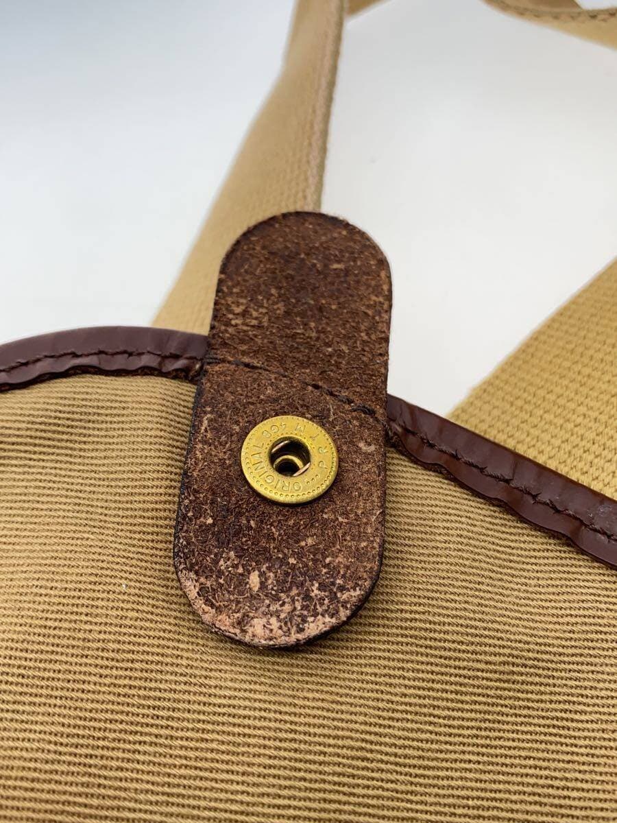 BRADY Shoulder Bag Canvas BEG Solid 8