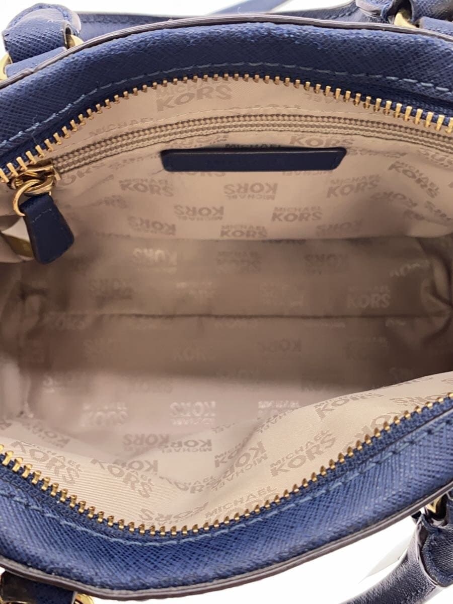 MICHAEL KORS Shoulder Bag BLU Solid 6