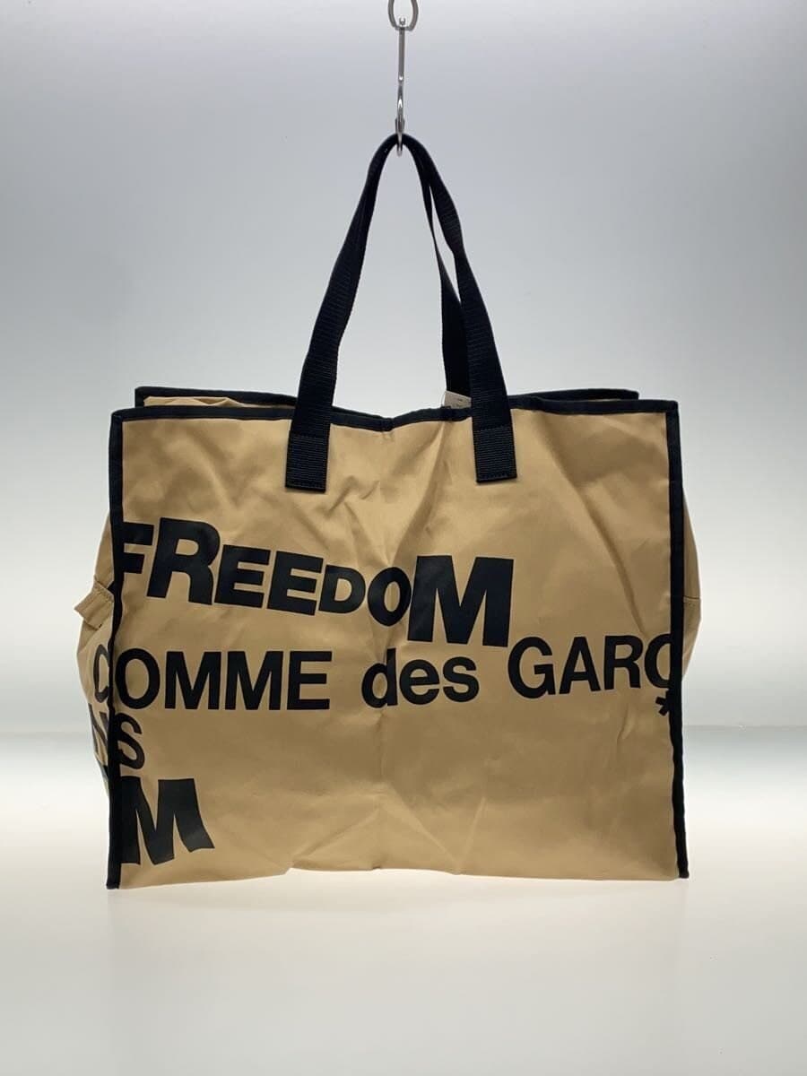 COMME des GARCONS Tote Bag Cotton BEG Print OL-K201 3