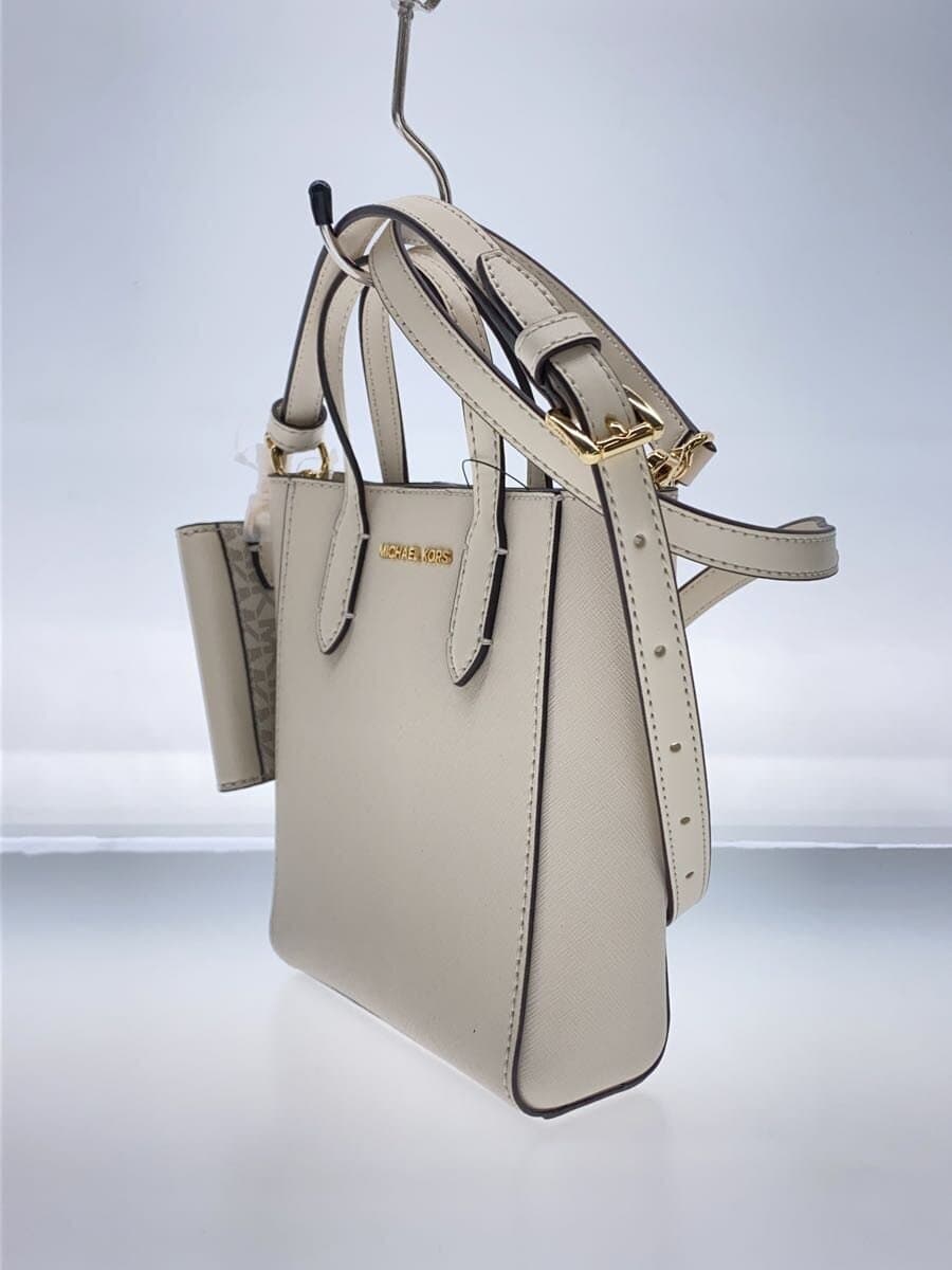 MICHAEL KORS Shoulder Bag PVC WHT Solid 35F4G2VC0T 2