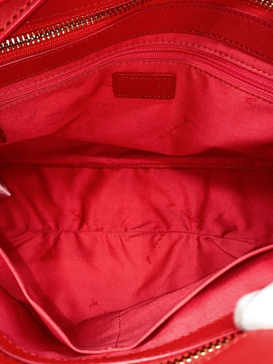 agnes b. Shoulder Bag RED 6